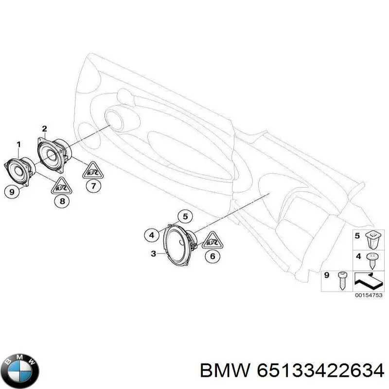 Магнітола (радіо AM/FM) BMW 65123450757 ціна, від 25.34 USD