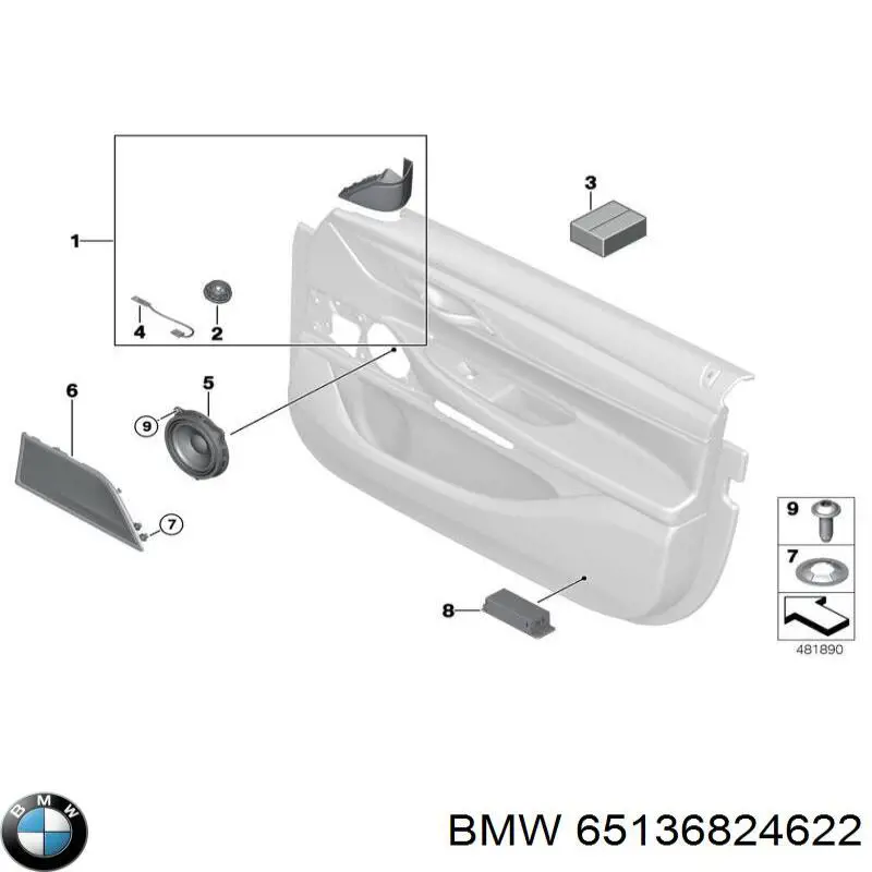 65136824622 BMW 
