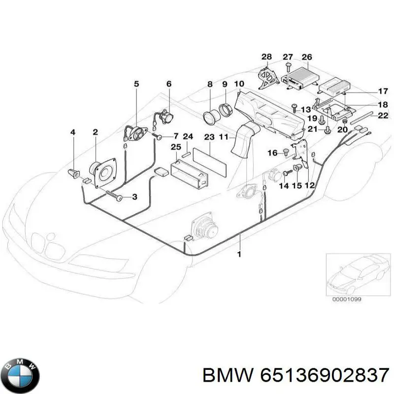  BMW 65136902837 ціна, від 1093.29 USD