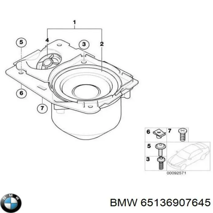 65136907645 BMW 
