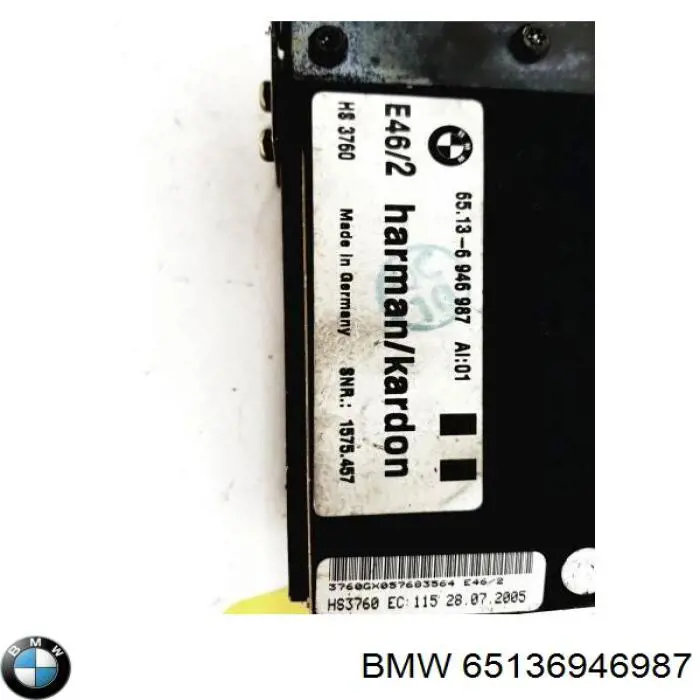 Купити 65136946987 BMW 