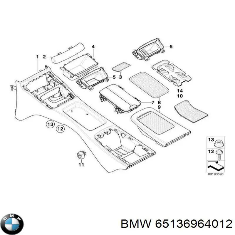 Купити 65136934025 BMW 