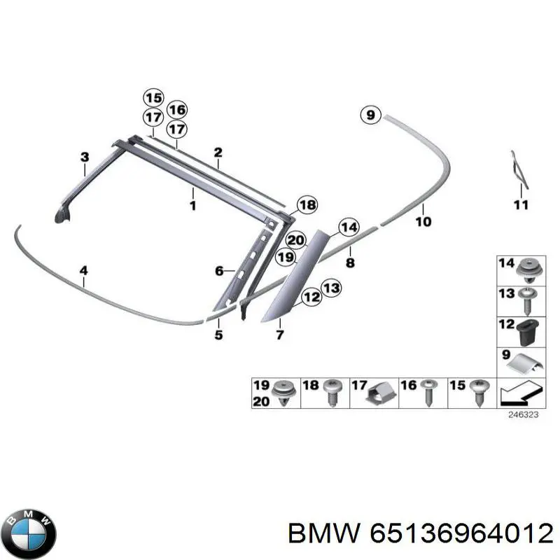  BMW 65136964012 ціна, від 12.70 USD