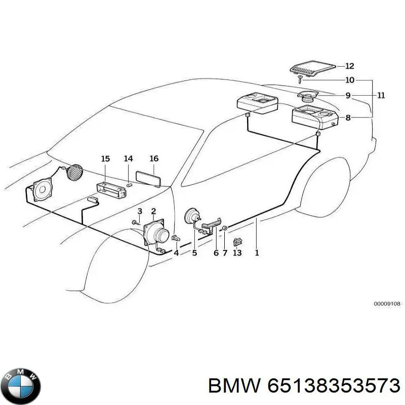  BMW 65138353573 ціна, від 144.00 USD