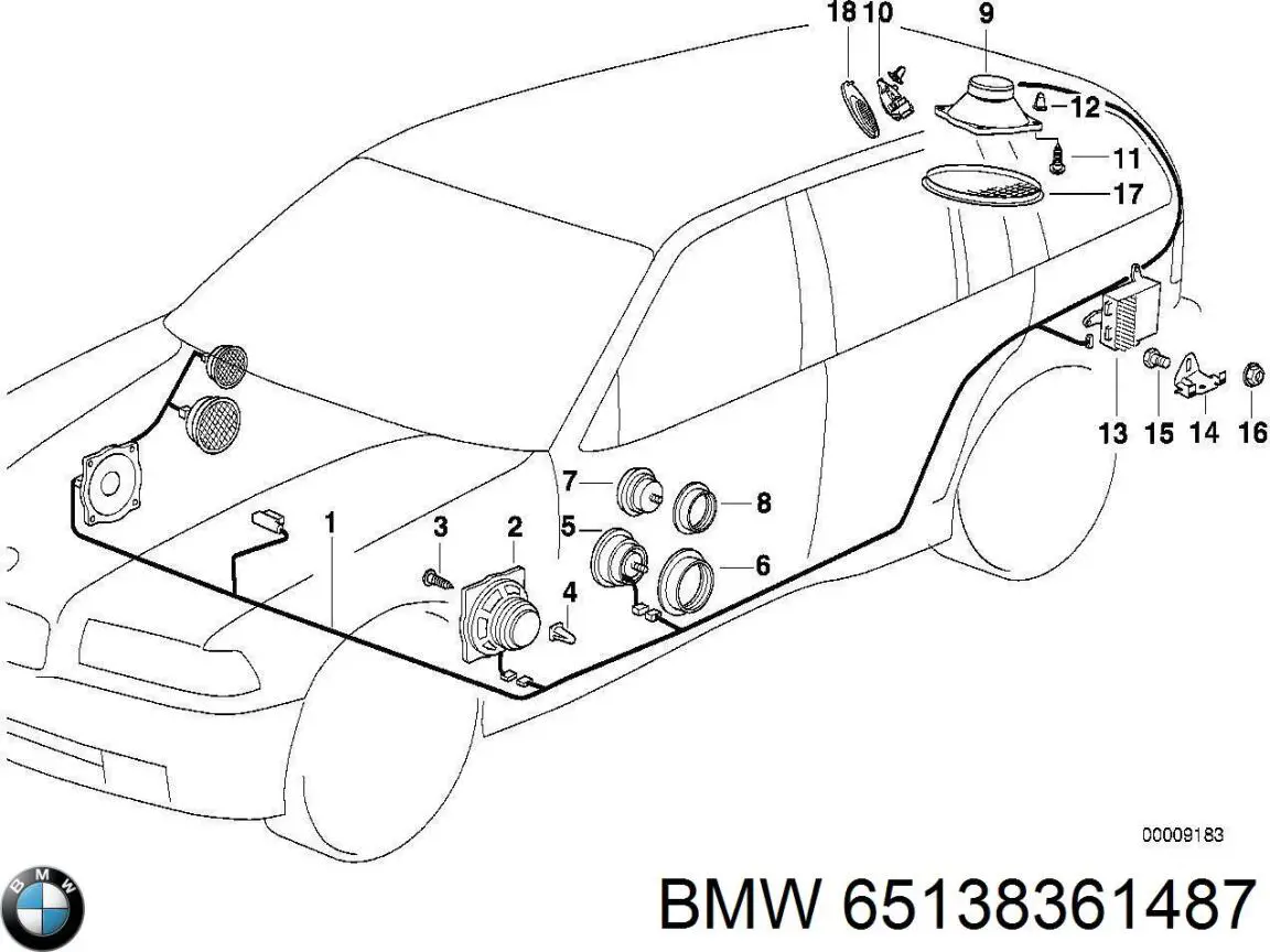  BMW 65138366461 ціна, від 208.05 USD