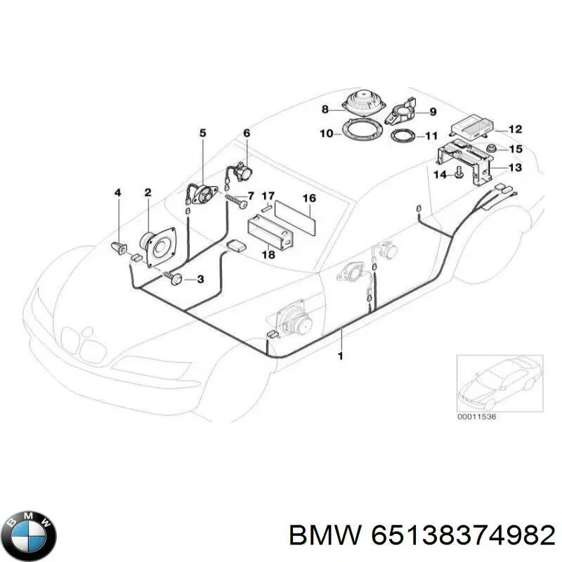  BMW 65138374982 ціна, від 5.64 USD