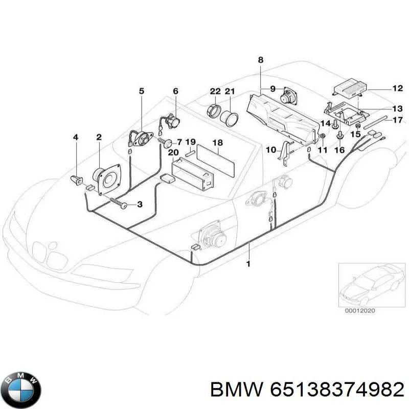 Купити 65138374982 BMW 