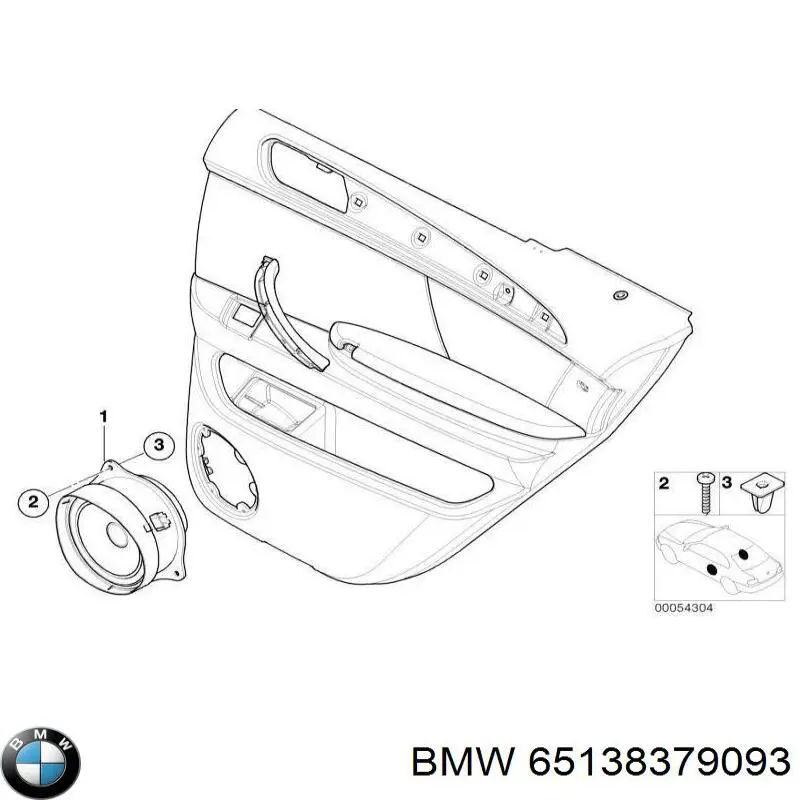 Динамік задньої двері BMW 65138379093 ціна, від 11.26 USD