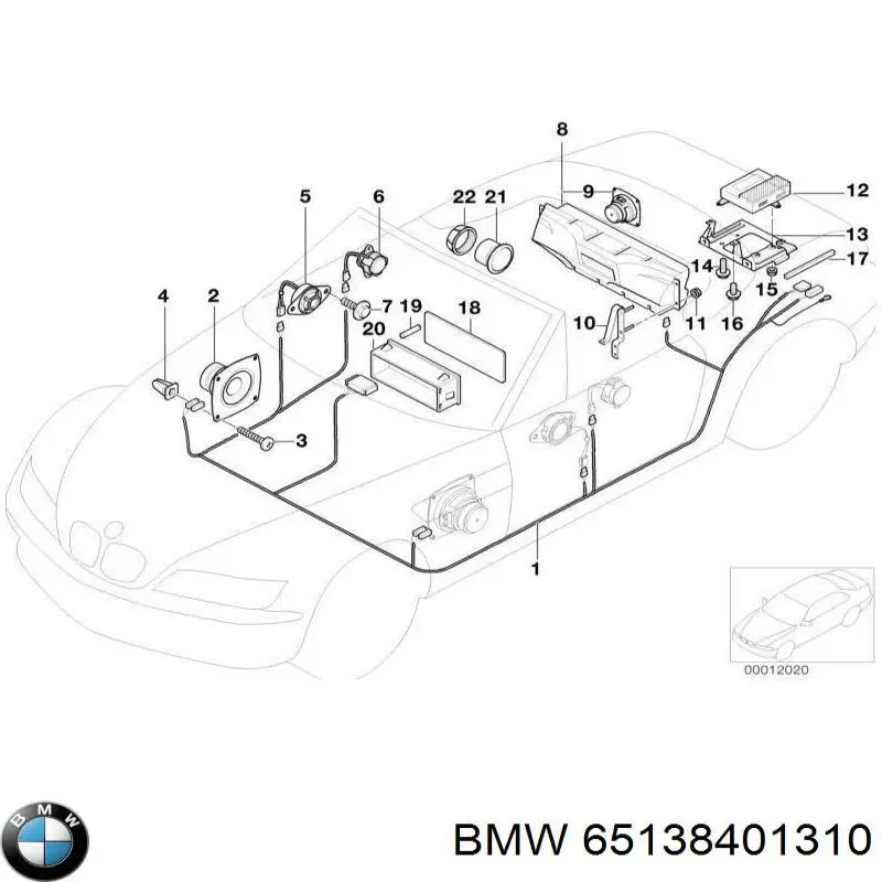 Купити 65138401310 BMW 
