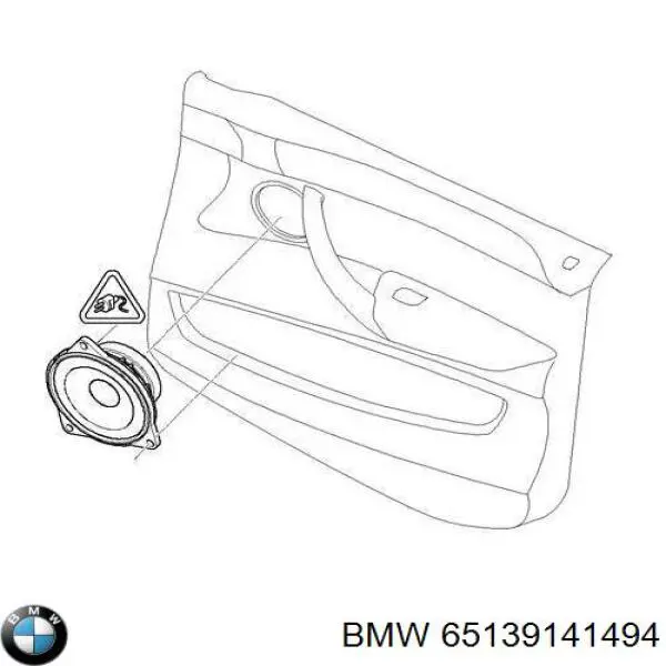 Купити 65139141494 BMW Динамік задньої двері