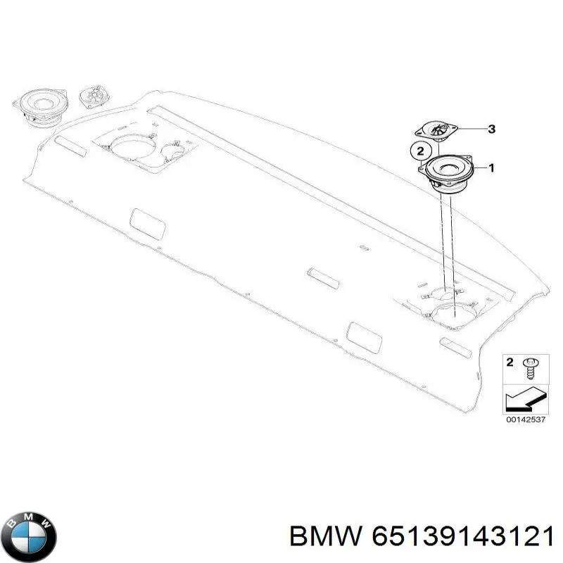 Динамік "торпедо" BMW 65136930903 ціна, від 43.92 USD