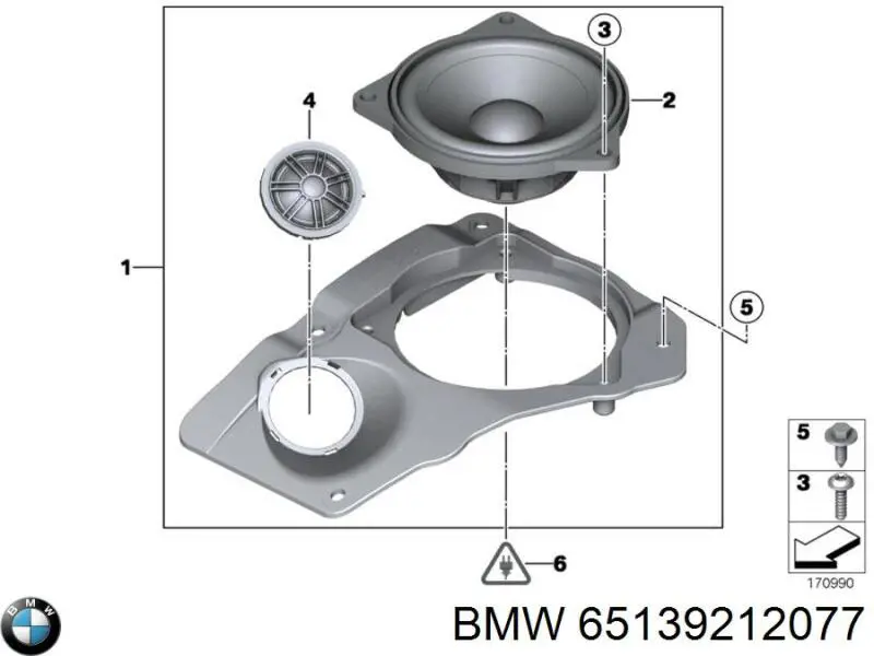 Динамік передньої двері BMW 65139212077 ціна, від 6.33 USD