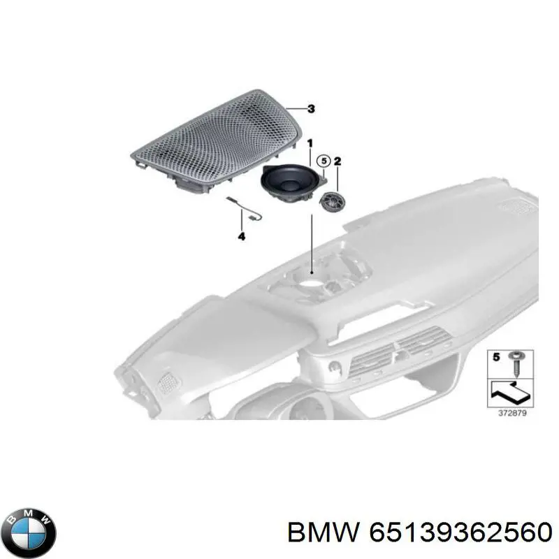 Динамік "торпедо" BMW 65139362560 ціна, від 15.19 USD