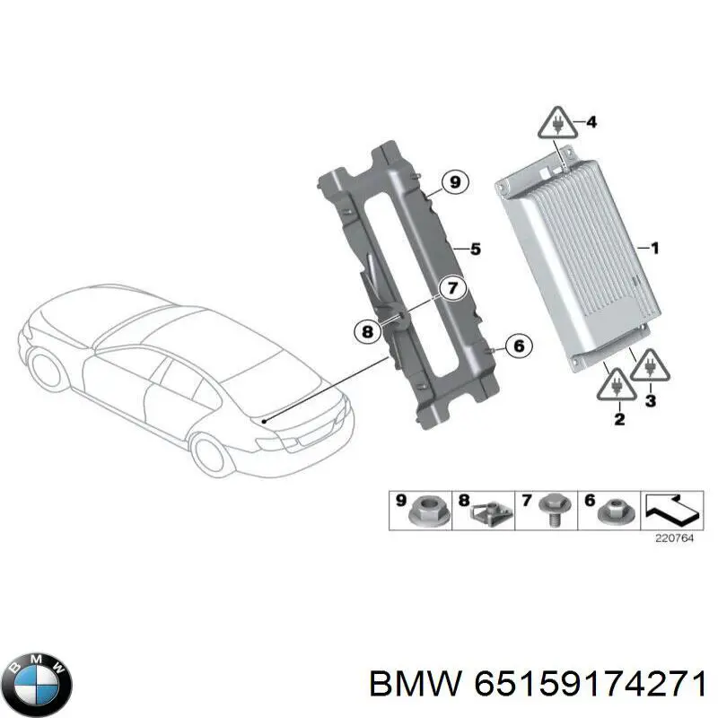  BMW 65159174271 ціна, від 3.39 USD