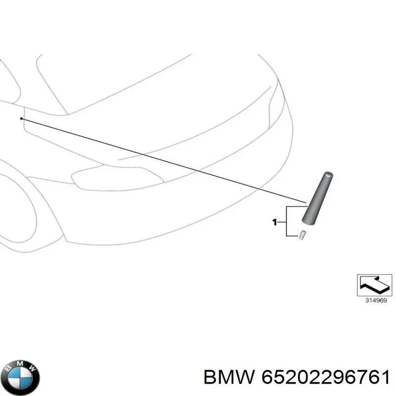  65202296761 BMW