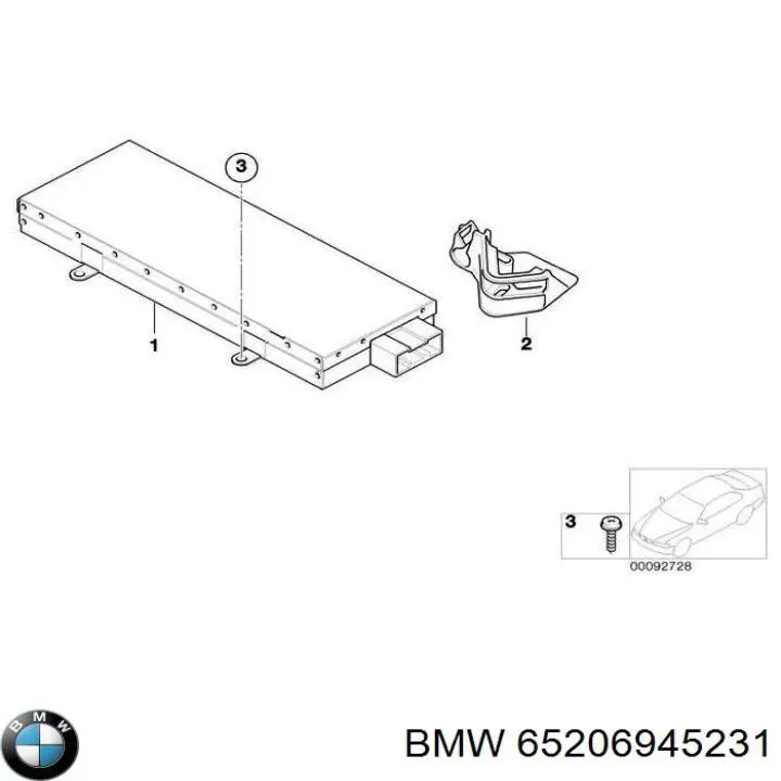 Купити 65206945231 BMW 