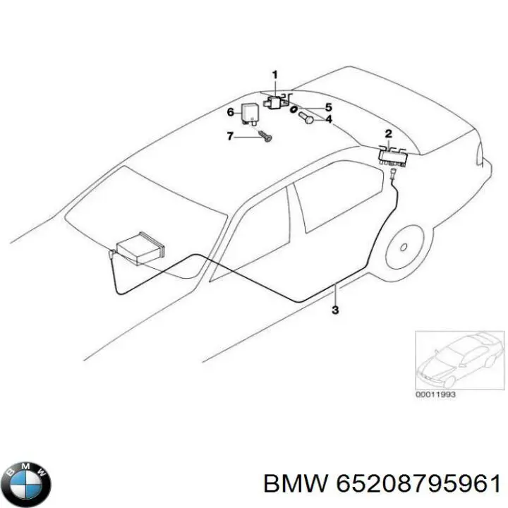 Купити 65208795961 BMW Антена