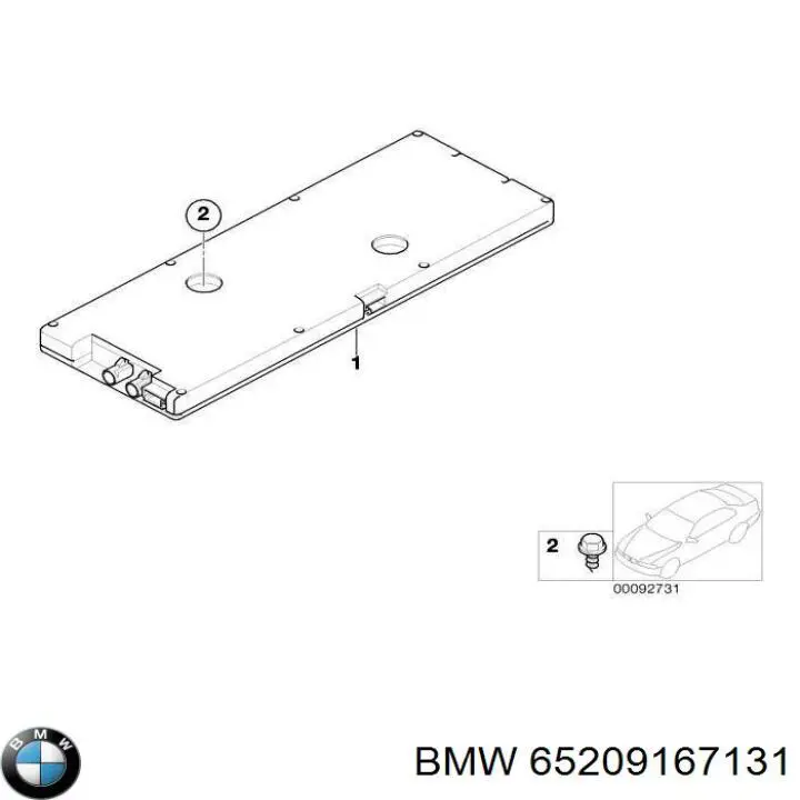  BMW 65209167131 ціна, від 31.66 USD