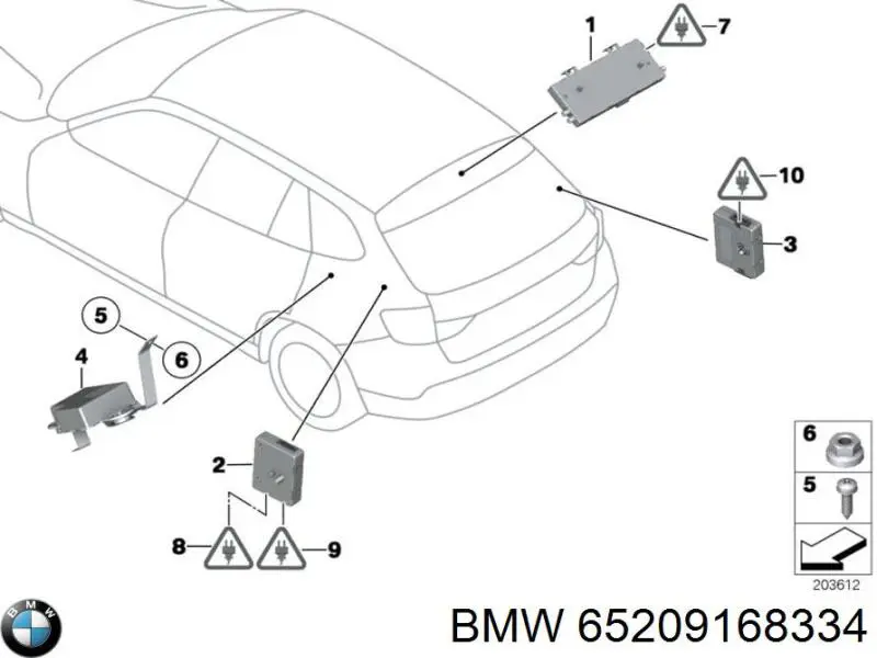  BMW 65209168334 ціна, від 83.06 USD