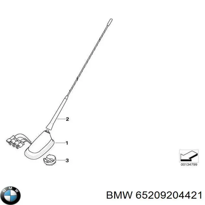 Купити 65209204421 BMW Підсилювач сигналу антени