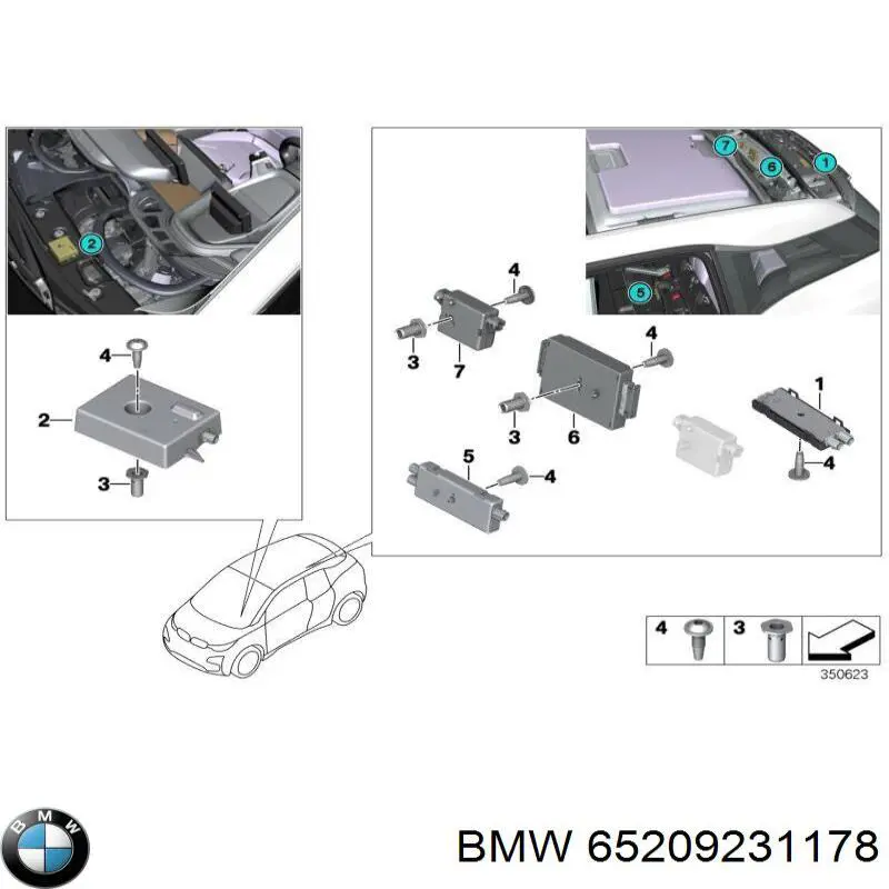  BMW 65209231178 ціна, від 8.87 USD