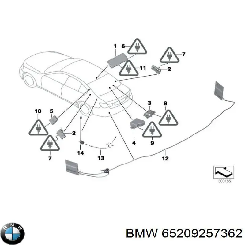  65209257362 BMW