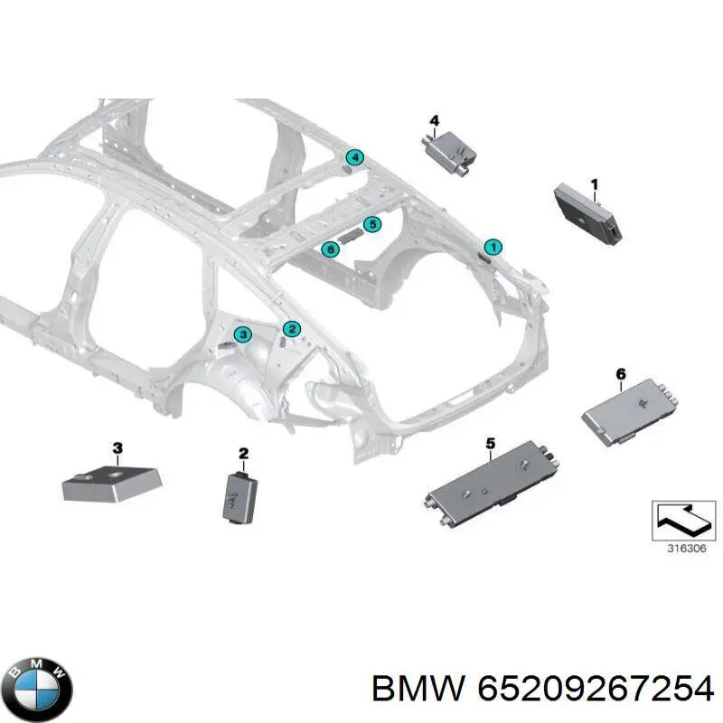 65209267254 BMW 