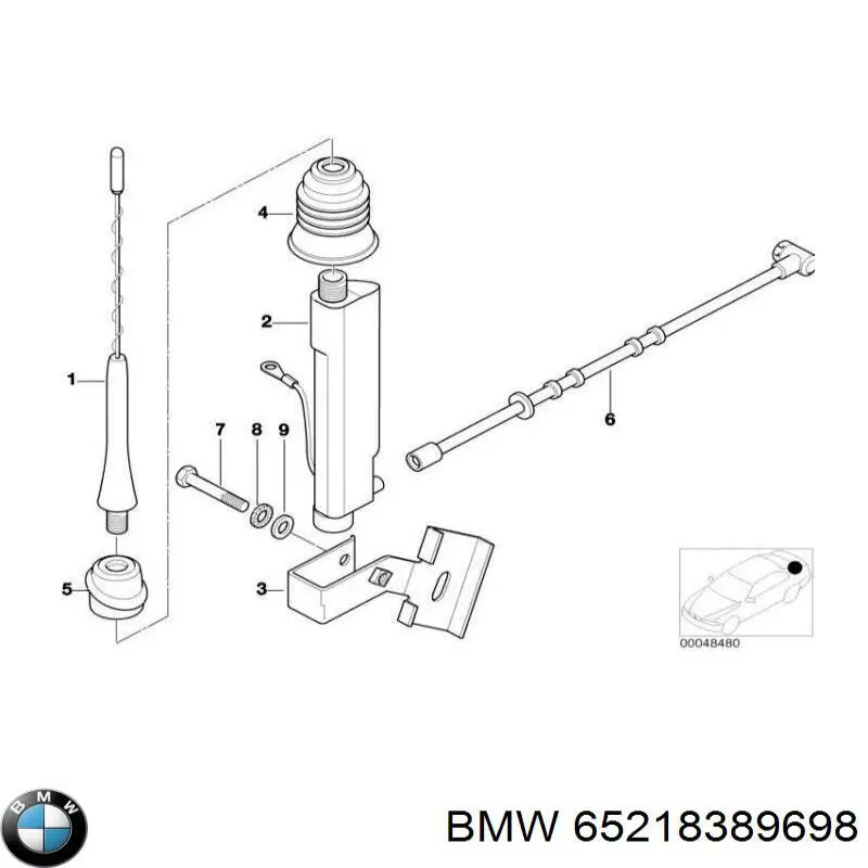 65218389698 BMW 