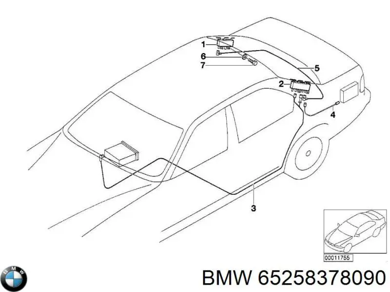 65258378090 BMW 