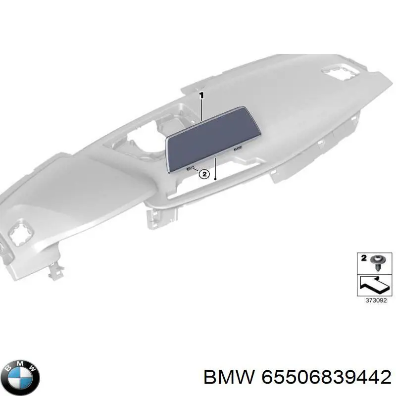 Купити 65506839442 BMW Дисплей багатофункціональний