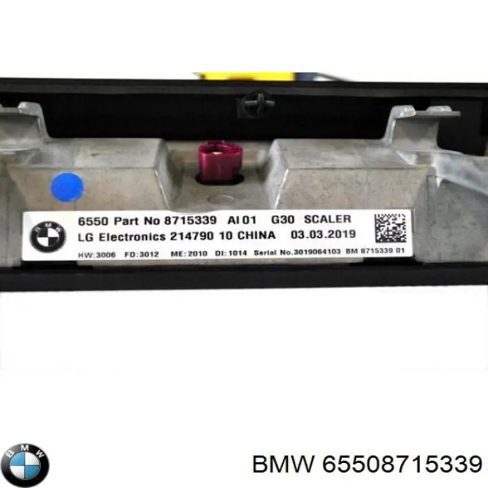 65508715339 BMW Дисплей бортового комп'ютера