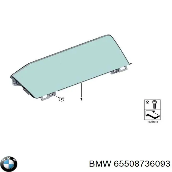 Дисплей бортового комп'ютера BMW 65508736093 ціна, від 184.96 USD