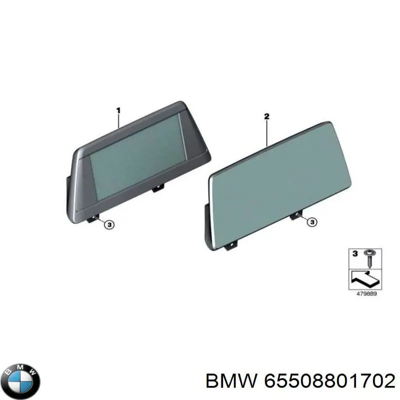 8801702 BMW Дисплей багатофункціональний