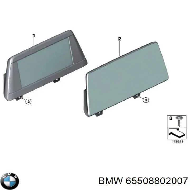 Купити 65508802007 BMW Дисплей багатофункціональний