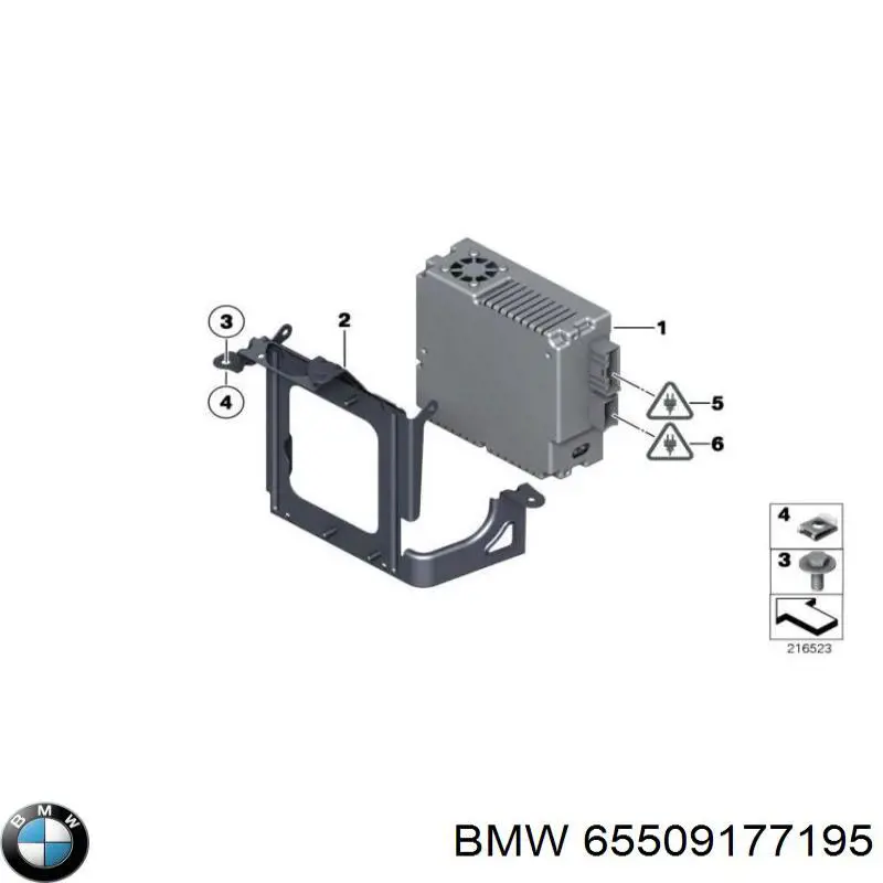 Відеомодуль BMW 65509196875 ціна, від 93.12 USD
