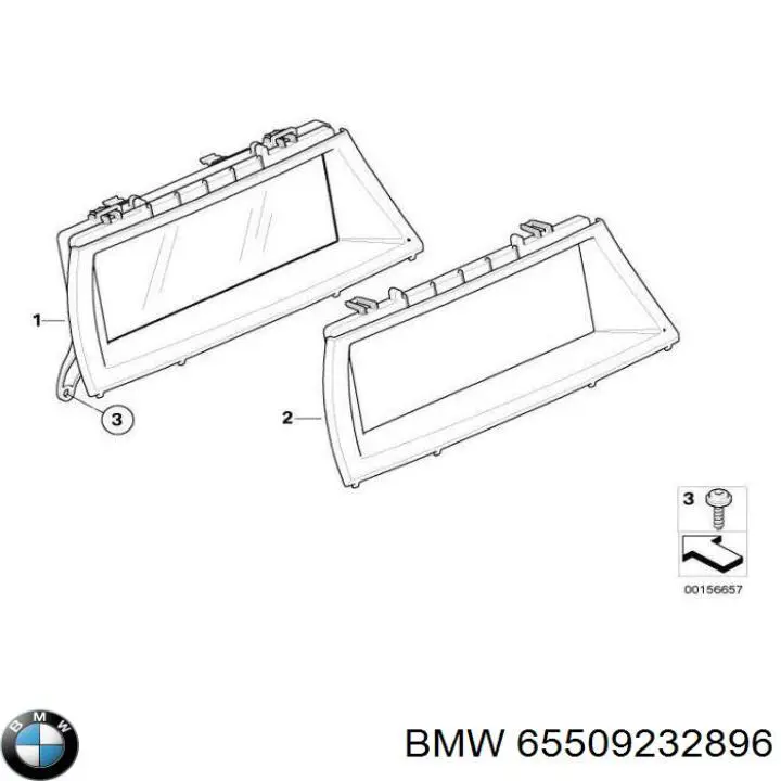Монітор (дисплей) переднього підголівника BMW 65509232896 ціна, від 43.06 USD