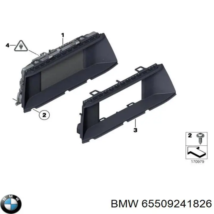 9266385 BMW Дисплей багатофункціональний