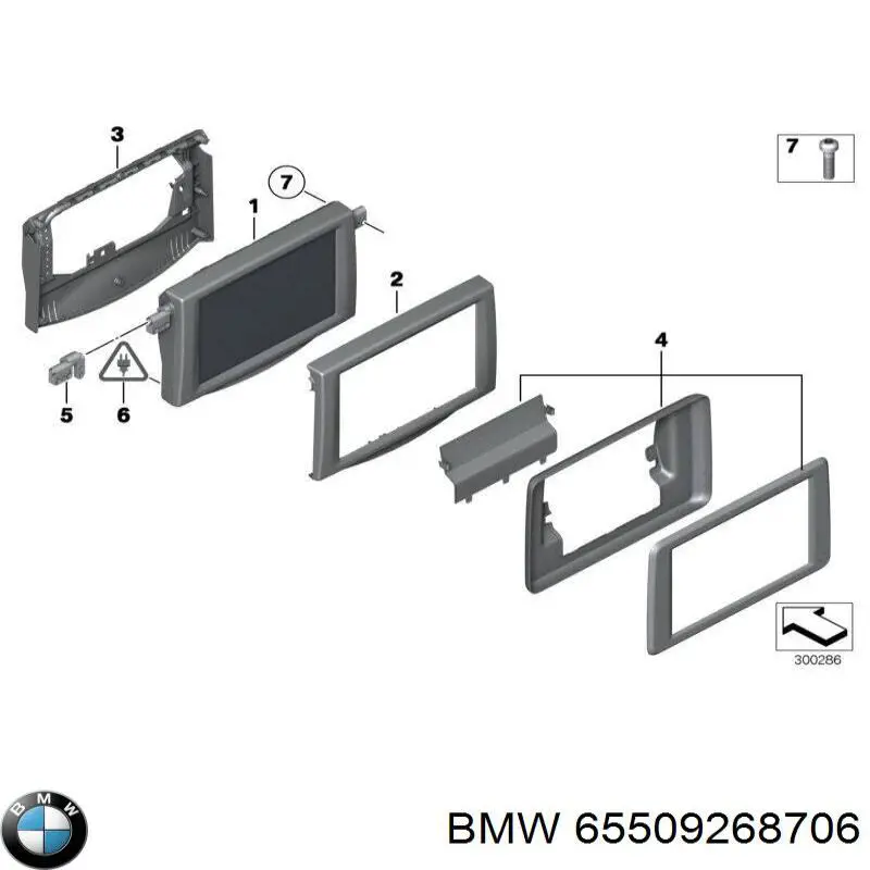 Дисплей багатофункціональний BMW 65509268706 ціна, від 164.67 USD