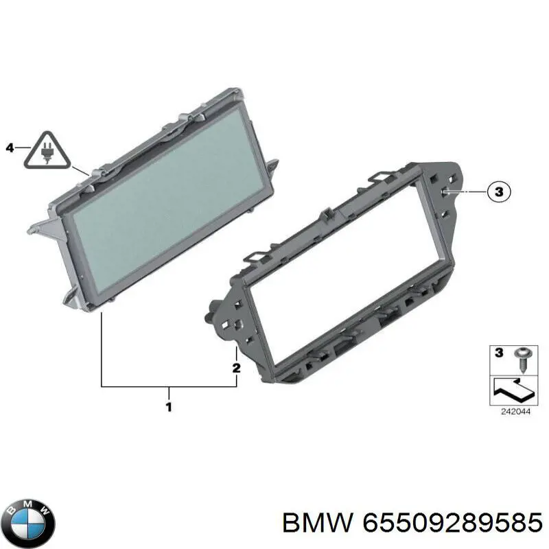 Дисплей багатофункціональний BMW 65509289585 ціна, від 126.66 USD