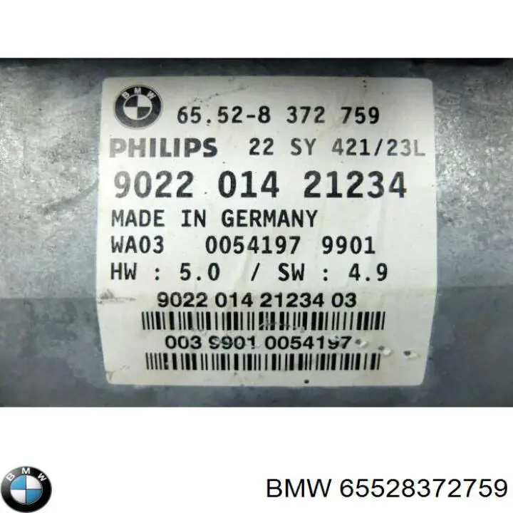 Дисплей бортового комп'ютера BMW 65528372759 ціна, від 53.19 USD