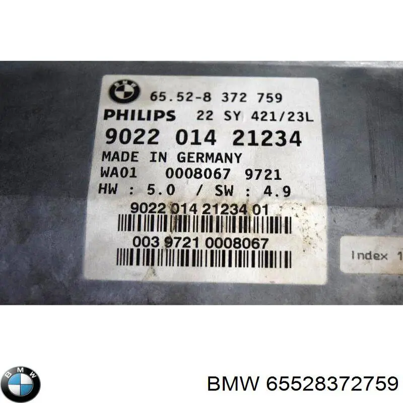 Дисплей бортового комп'ютера на BMW 5 (E39)