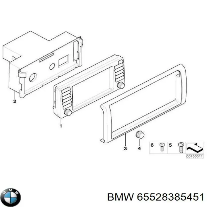 Купити 65528385451 BMW 