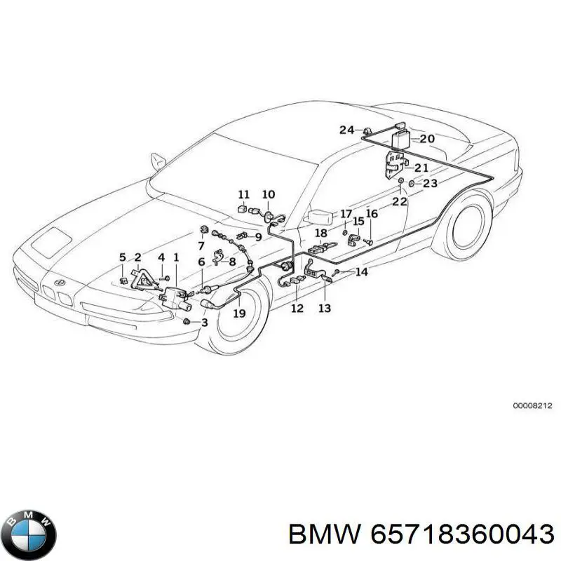  BMW 65718360043 ціна, від 18.06 USD