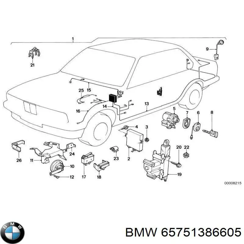 BMW 65751386605 ціна, від 543.84 USD