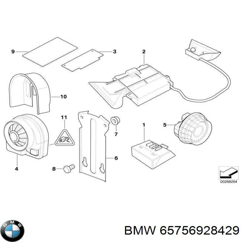  BMW 65756928429 ціна, від 14.06 USD