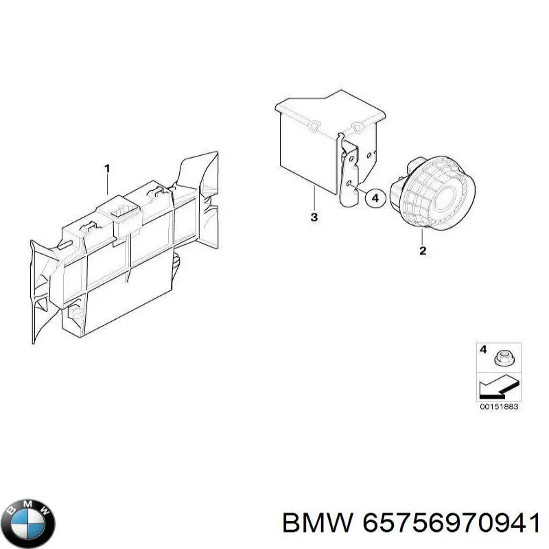 Купити 65756942430 BMW 