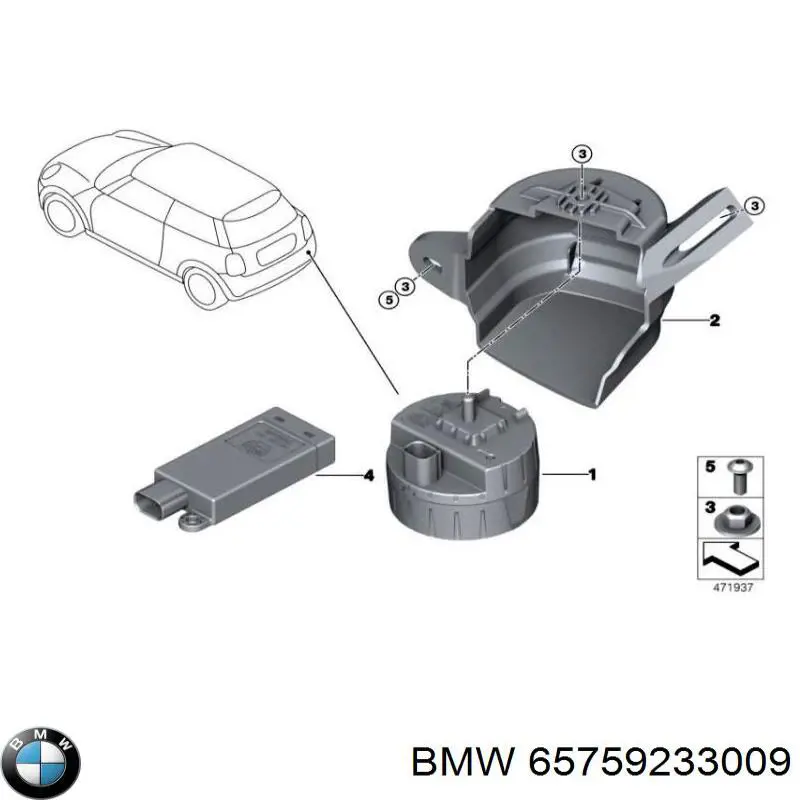  65759233009 BMW