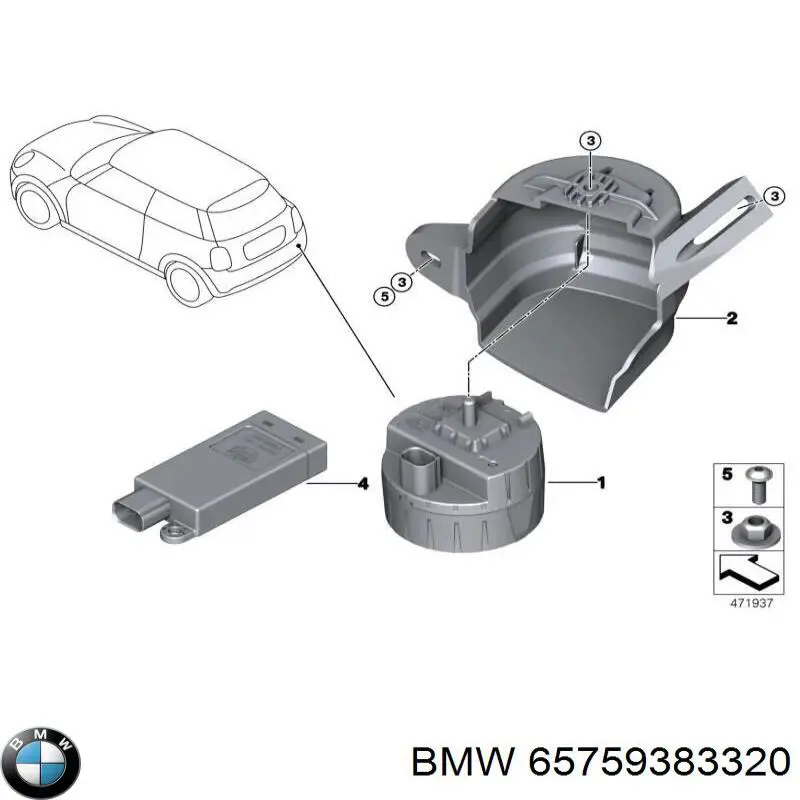  BMW 65759383320 ціна, від 5.93 USD