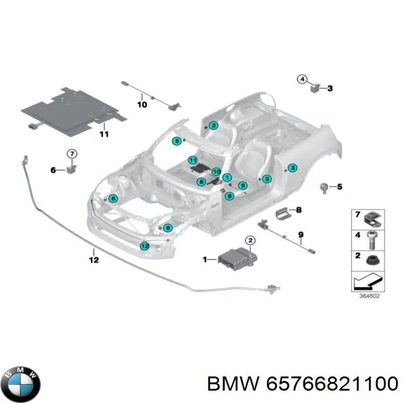  BMW 65766821100 ціна, від 113.46 USD