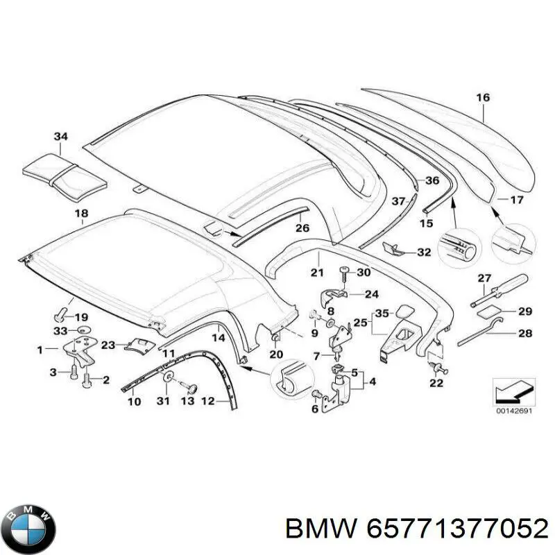  BMW 65771377052 ціна, від 41.44 USD